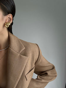 Vintage Givenchy Chunky Winged Earrings