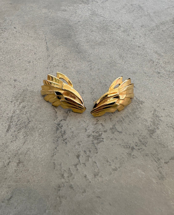 Vintage Givenchy Angel Wing Earrings