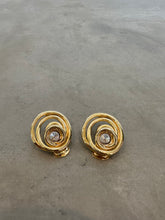 Load image into Gallery viewer, 1980s Norma Jean Crystal Knot Earrings
