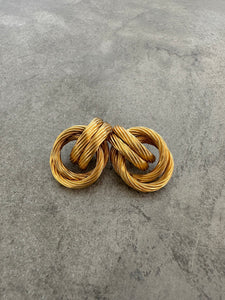 Vintage Givenchy Knot Rope Earrings