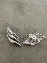 Load image into Gallery viewer, Vintage Givenchy Silver Winged Earrings
