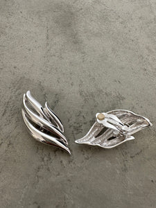 Vintage Givenchy Silver Winged Earrings