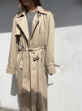 Load image into Gallery viewer, 1980s Yves Saint Laurent Cream Trench Coat
