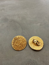 Load image into Gallery viewer, Vintage YSL Oversized Textured Earrings
