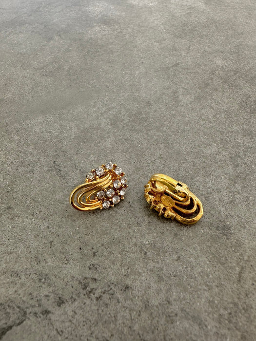 Vintage Givenchy Delicate Crystal Earrings