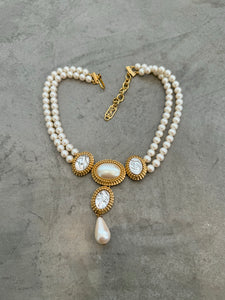 1980s Yves Saint Laurent Faux Pearl Necklace