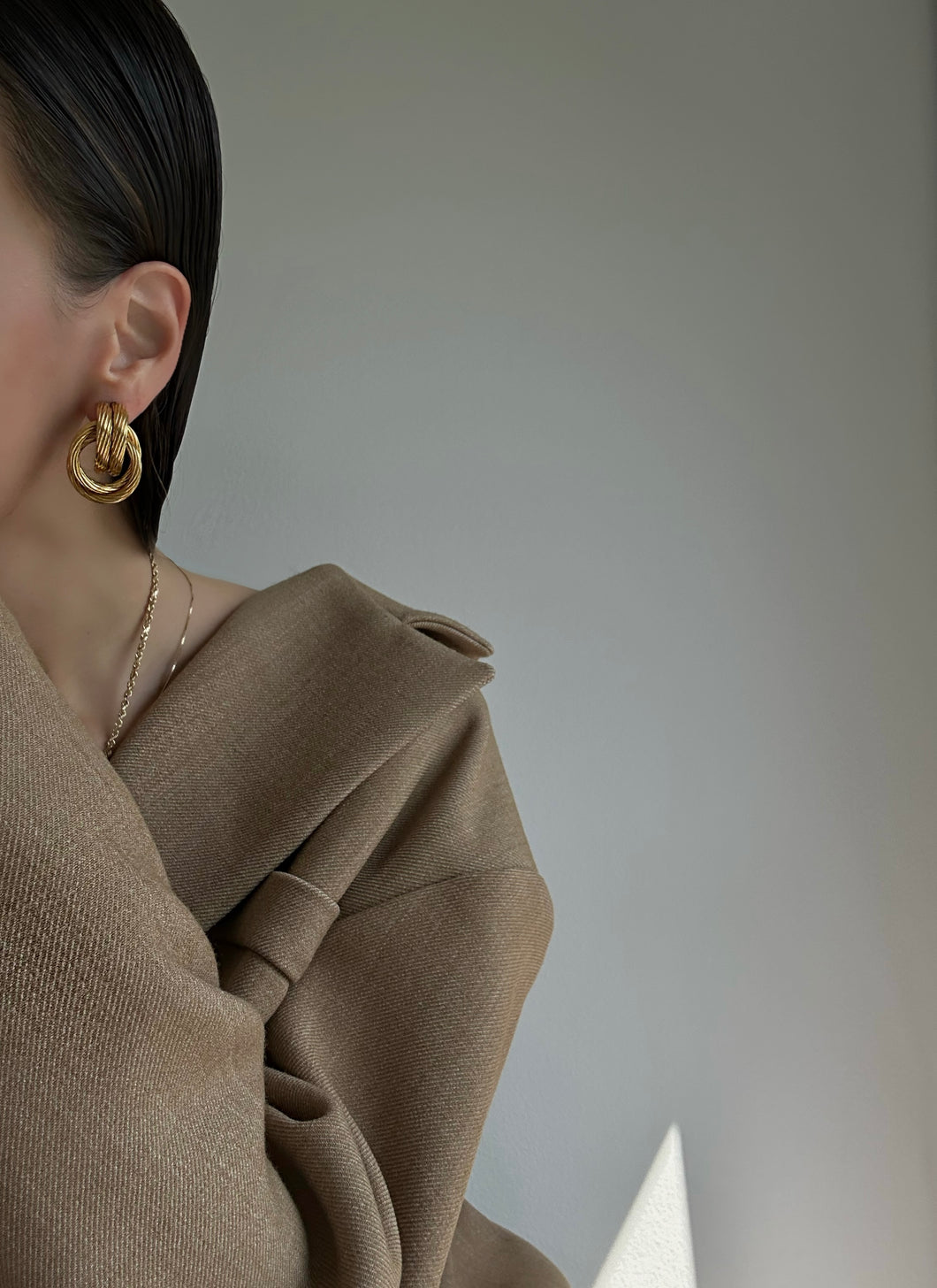 Vintage Givenchy Knot Rope Earrings