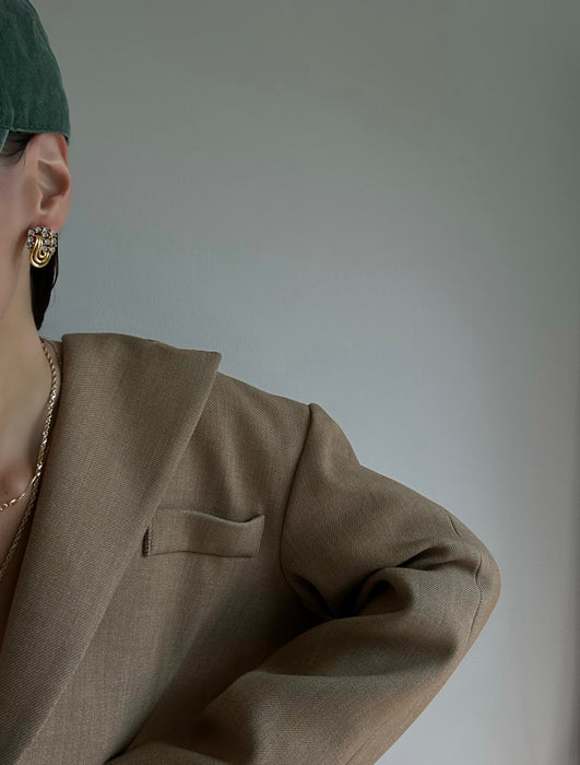 Vintage Givenchy Delicate Crystal Earrings