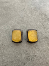 Load image into Gallery viewer, Vintage YSL Yellow Cubed Earrings
