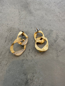 Vintage Givenchy Gold Link Earrings