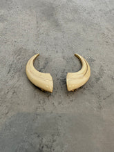 Load image into Gallery viewer, Rare Vintage Nina Ricci Horn Earrings
