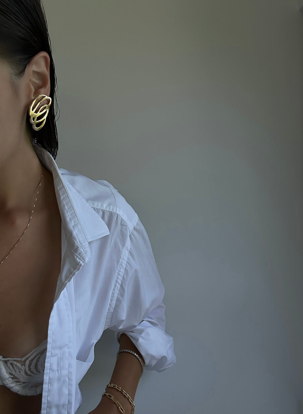 Vintage Givenchy Modernist Earrings