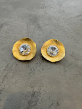 Load image into Gallery viewer, Rare Vintage Norma Jean Chunky Rhinestone Earrings
