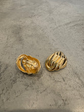 Load image into Gallery viewer, Vintage Givenchy Gold Tone Knot Earrings
