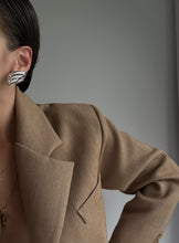 Load image into Gallery viewer, Vintage Givenchy Silver Winged Earrings
