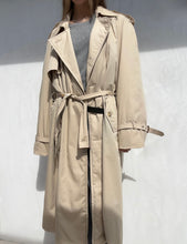 Load image into Gallery viewer, 1980s Yves Saint Laurent Cream Trench Coat
