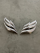Load image into Gallery viewer, Vintage Givenchy Silver Winged Earrings
