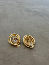 Load image into Gallery viewer, 1980s Norma Jean Crystal Knot Earrings
