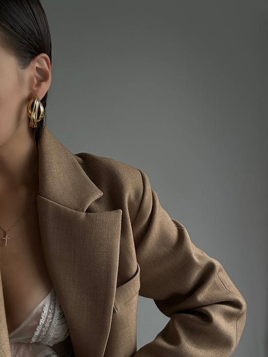 1990's Givenchy Large Minimalist Earrings
