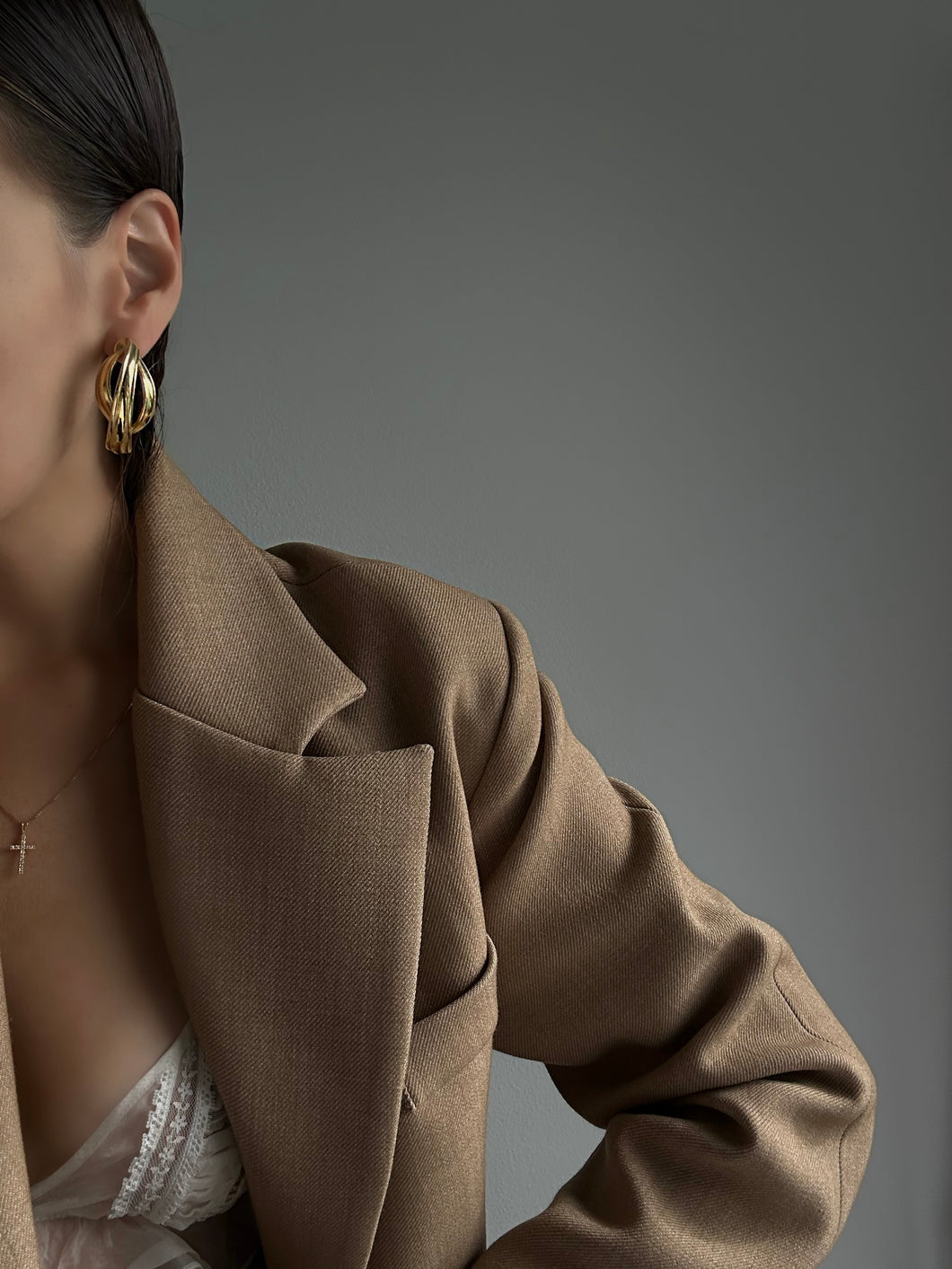 1990's Givenchy Large Minimalist Earrings