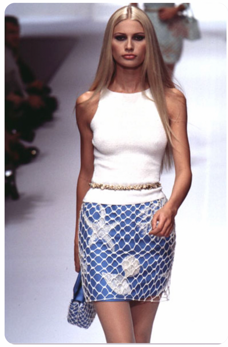 Valentino S/S 1996 Runway Skirt