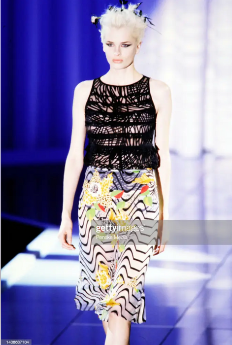 RARE Versace S/S 1997 Runway Skirt Assemble
