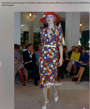 Load image into Gallery viewer, Rare S/S 1974 Yves Saint Laurent Runway Skirt
