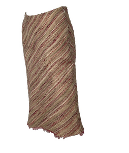 Prada F/W 2000 Runway Wool & Silk Skirt