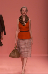 Prada F/W 2000 Runway Wool & Silk Skirt