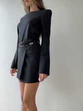 Load image into Gallery viewer, Gucci By Tom Ford 1997 Runway G Buckle Wrap Leather Belt Dress
