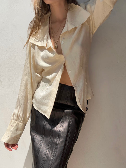 Vintage Christian Dior Silk Top