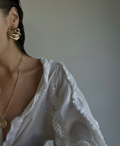1990's Givenchy Large Knot Earrings