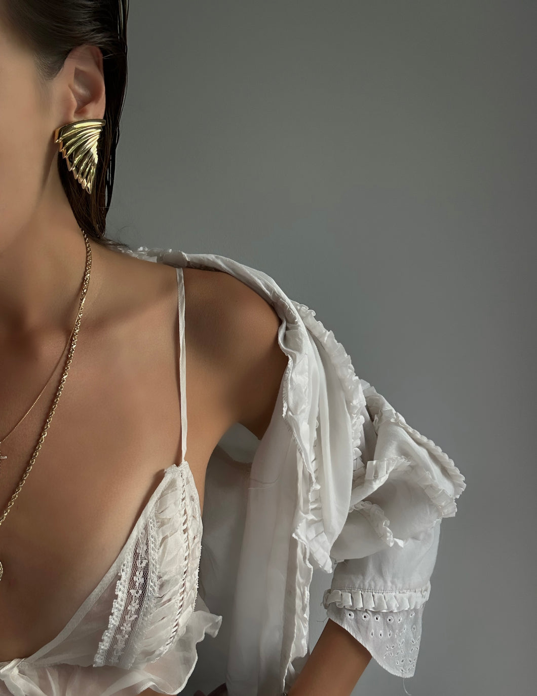 Vintage Givenchy Angel Wing Earrings