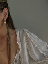 Load image into Gallery viewer, 1990&#39;s Givenchy Large Half Moon Earrings
