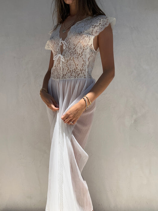 Vintage Sheer Slip Dress