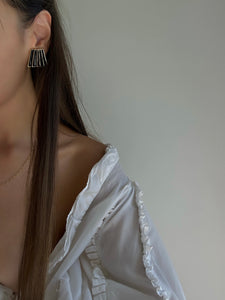 1990's Napier Minimalist Pierced Earrings