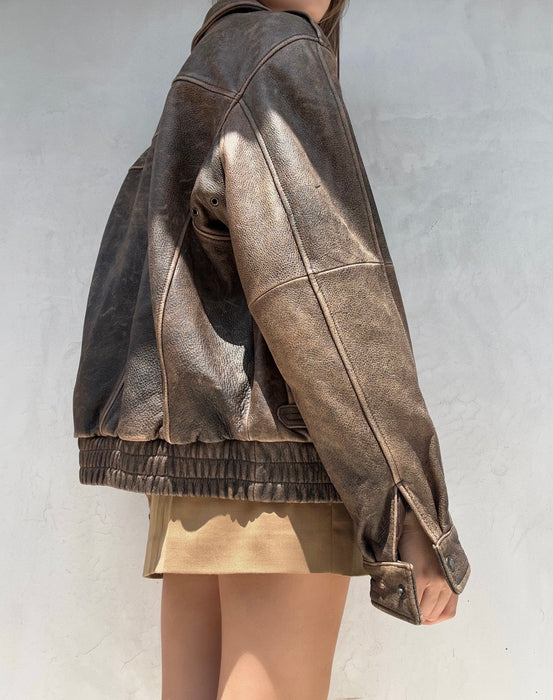 Vintage Wilson Brown Leather Jacket