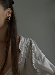 1990's Givenchy Geometric Shape Earrings