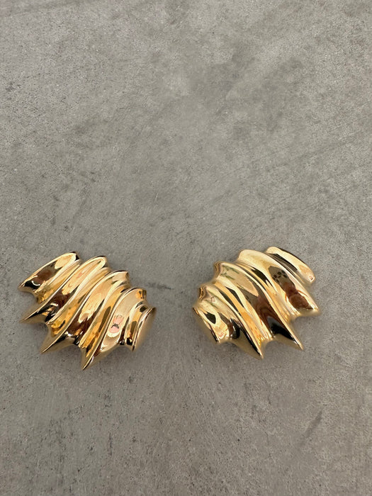 Vintage Givenchy Large Structure Earrings