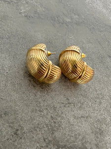 1990's Givenchy Half Moon Earrings