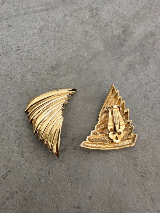 Vintage Givenchy Angel Wing Earrings