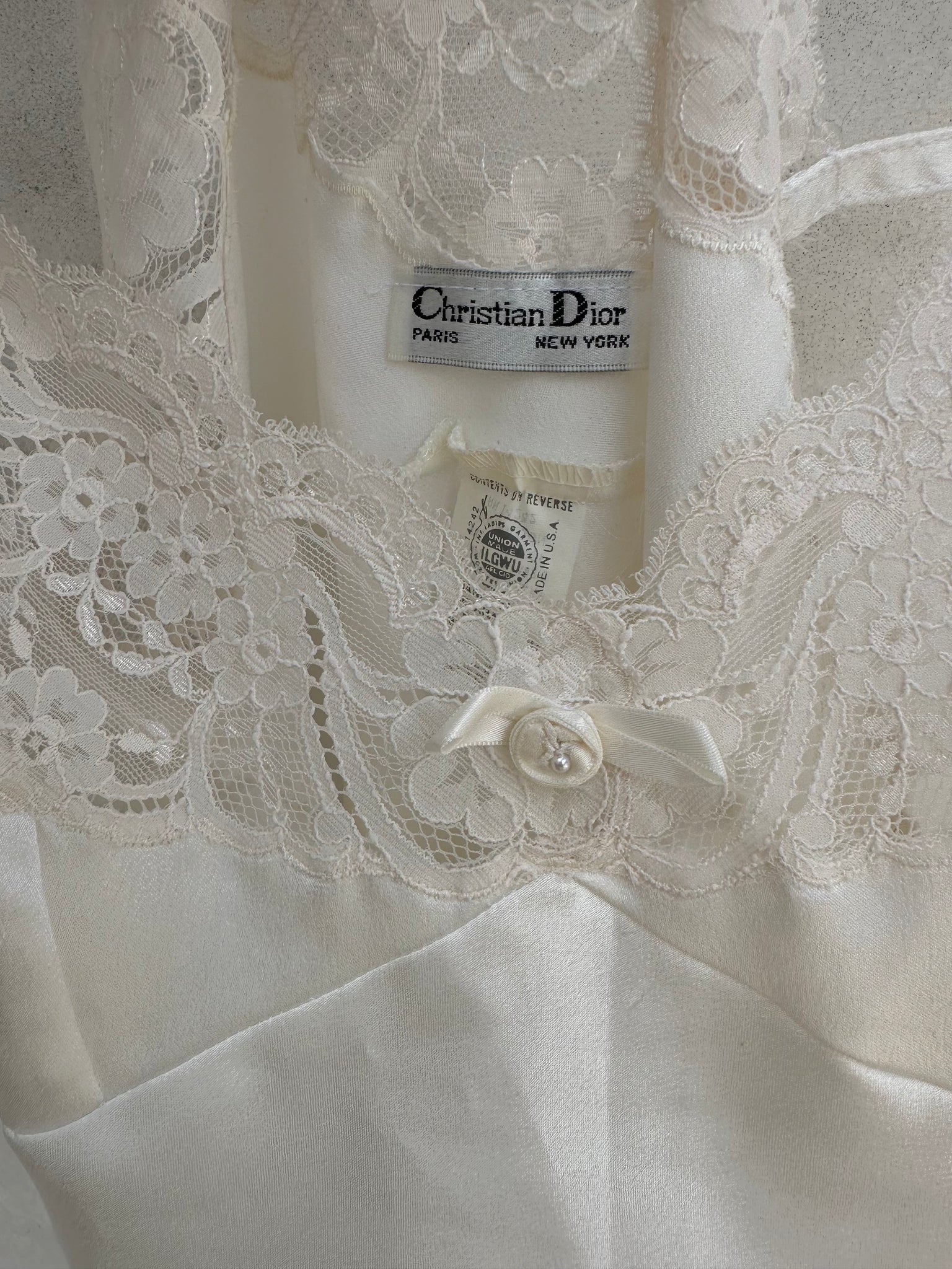 vintage dior slip dress Vintage Christian Dior Slip Dress – villa amour vintage