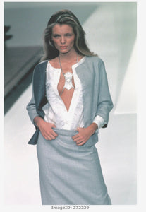 Valentino S/S 1999 Runway Skirt Suit Look 8