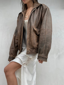 Vintage Wilson Brown Leather Jacket