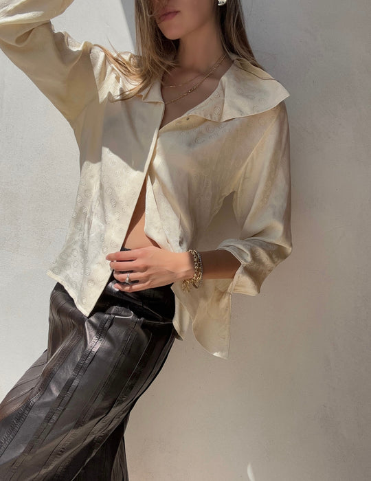 Vintage Christian Dior Silk Top