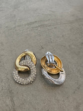 Load image into Gallery viewer, Vintage Givenchy Rhinestone Statement Earrings
