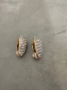 1990's Givenchy Romantic Crystal Earrings