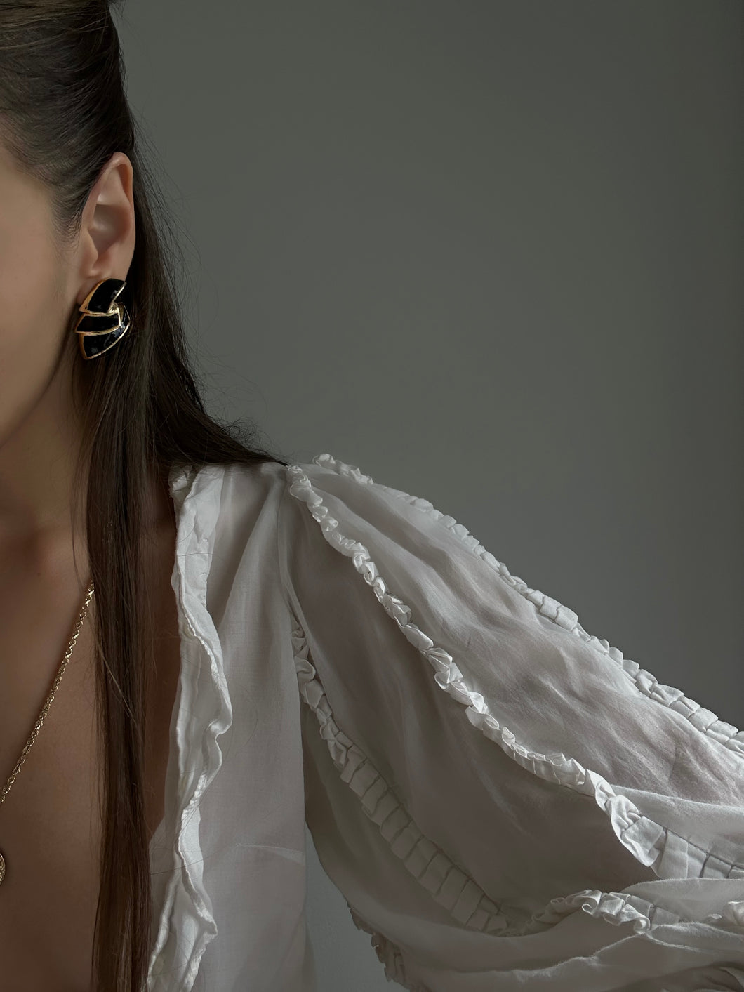 1990's Givenchy Geometric Shape Earrings