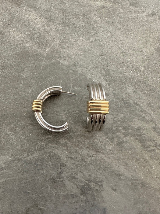1990's Givenchy Pierced Earrings