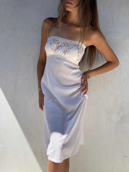 Vintage Strapless Lace dress